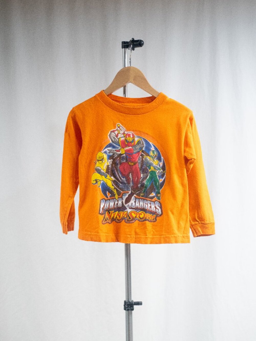 Vintage 2003 Y2K Power Rangers Ninja Storm Long Sleeve